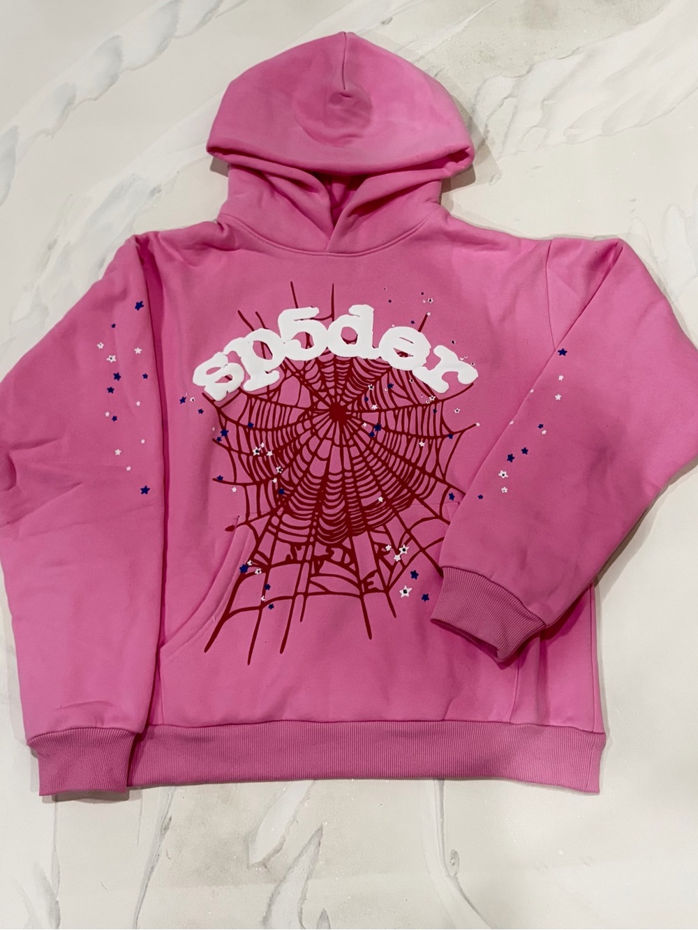 Pink Spider Worldwide Hoodie Medium Women/Men
